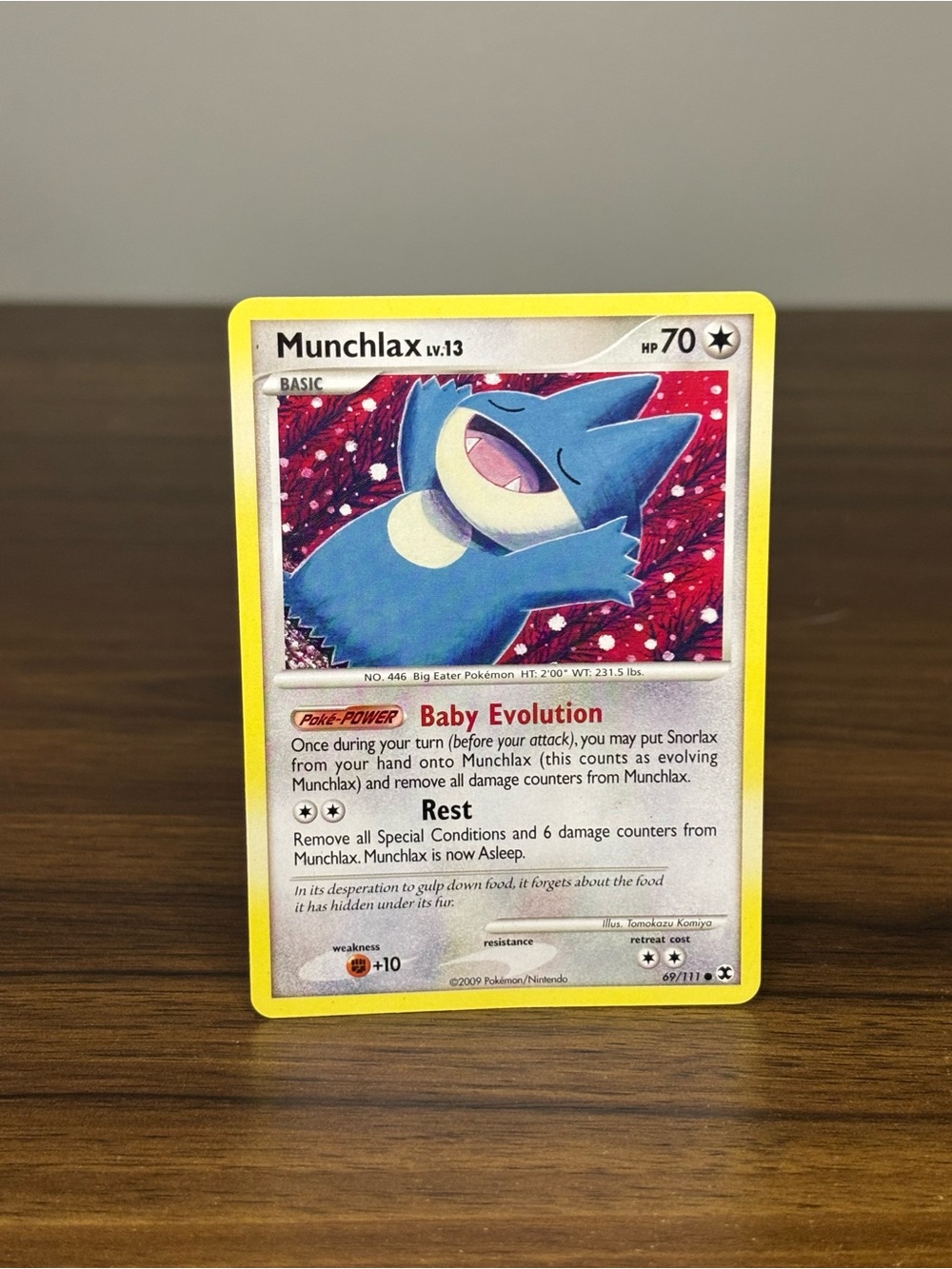 Munchlax Pokemon TCG Rising Rivals Non Holo Regular 69/111
